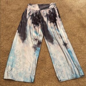 Stylish Tie-Dye Wide-Leg Pants
